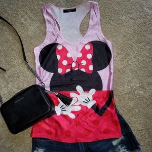 Minnie mouse racetrack top